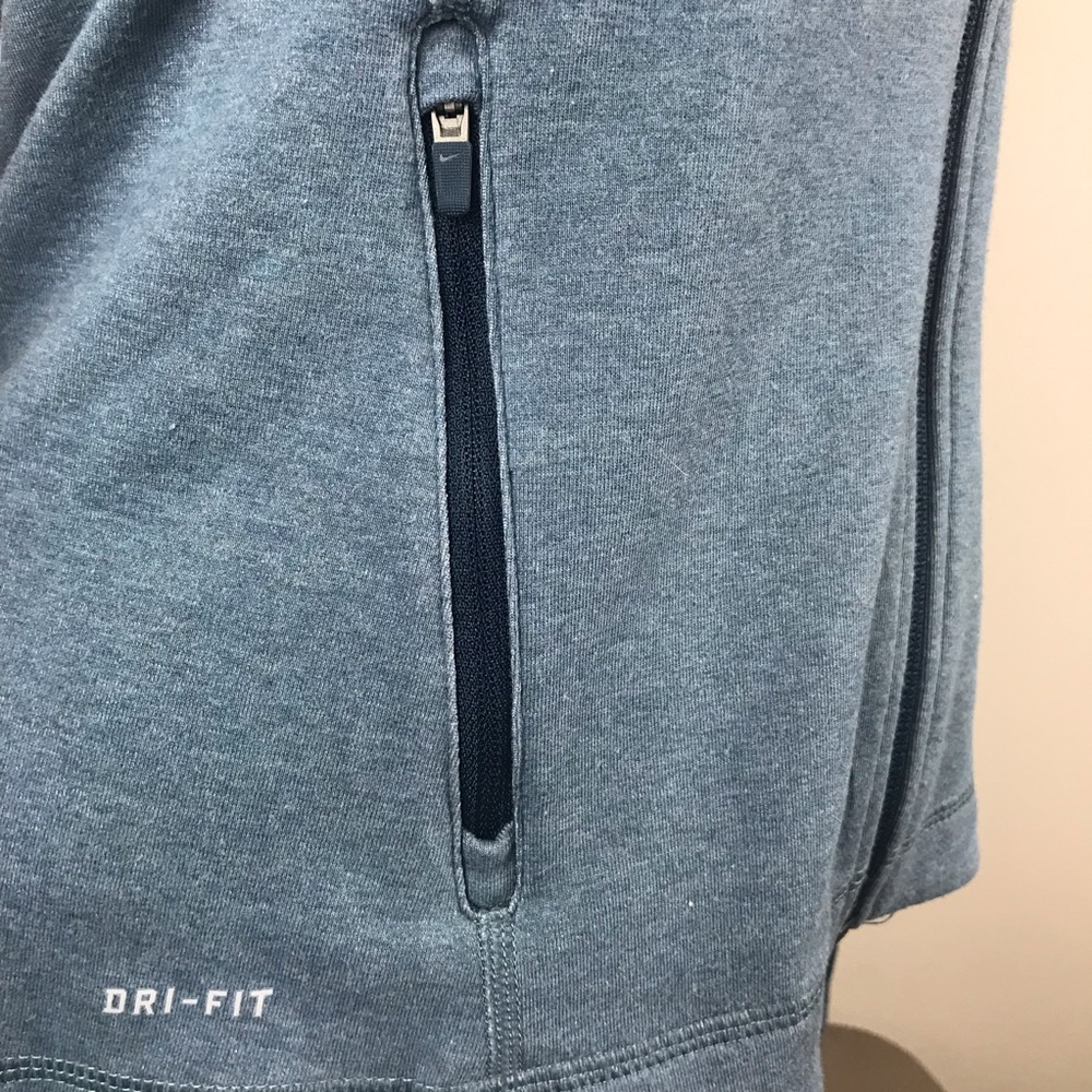 Nike Dri Fit Blue Full Zip Jacket M - Picture 6 of 7